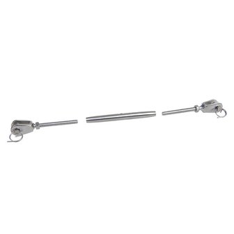 Tensor de manopla M5 para vela  2 5 mm  acero inoxidable A4 AISI 316