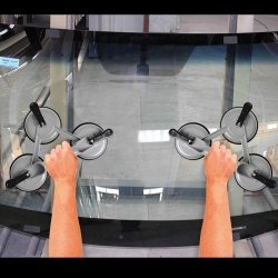 Elevador de vacio de aluminio con 3 ventosas