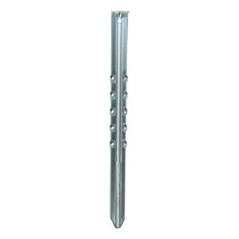 Estaca de tienda de 40 cm de metal acanalado