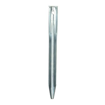 Estaca de tienda de metal de 22 cm de media cana