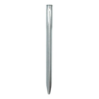 Estaca de tienda de metal de 30 cm de media cana