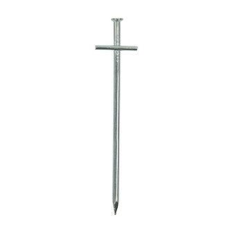 Pasador de roca de 17 cm de metal con pasador transversal soldado