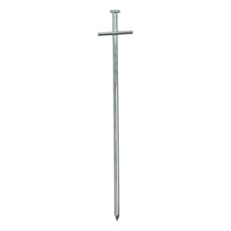 Pasador de roca de 23 cm de metal con pasador transversal soldado