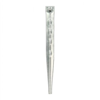 Estaca para tienda de campana de 18 5 cm de aluminio acanalado