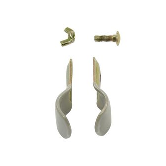 Abrazadera de soporte de techo de 25-28 mm recubierta