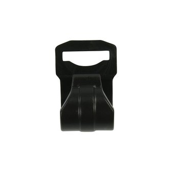 Clip para poste de tienda de campana de 20-25 mm con ranura negra