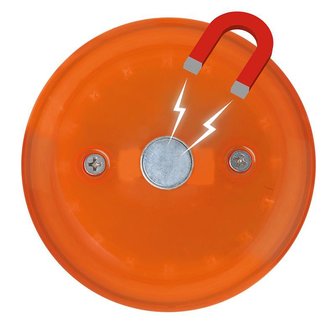 Disco de advertencia 16+8LED naranja