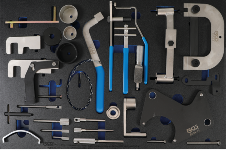 Tool Tray 3/3: Juego de herramientas de sincronizaci&oacute;n del motor para Renault, Nissan, Opel, Volvo