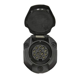 Conector hembra de 13 pines tipo Jaeger con microinterruptor