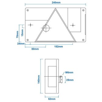 Luz trasera izquierda Aspock Multipoint II