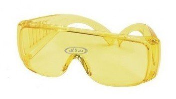 Gafas sueltas UV amarillas