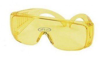 Gafas sueltas UV amarillas