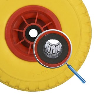 Neumatico de PU con llanta de plastico 103.00-4