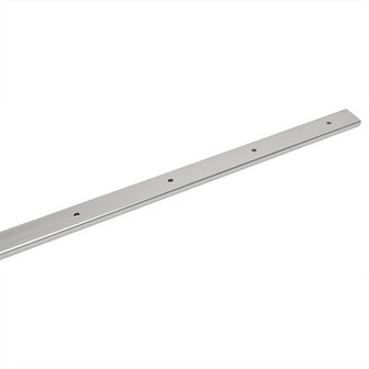 Juego de rieles de encuadernacion de aluminio 2x60cm  6 piezas