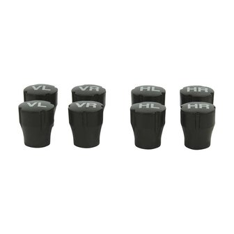 Tapones de valvula para marcar neumaticos - Juego de 8