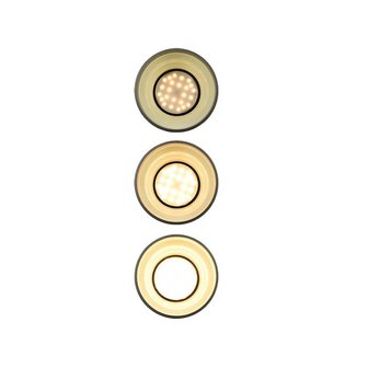 Lampara colgante LED plegable de silicona blanca de 15 cm de diametro.
