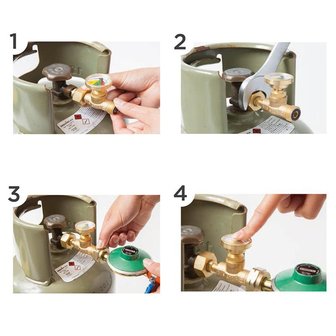 Fusible de cilindro de gas GasStop para cilindros de gas propano NL 21 8 mm LH (G.5) GSNL1