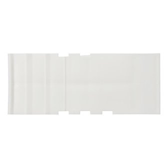 Calzo de rueda de plastico blanco con soporte incluido