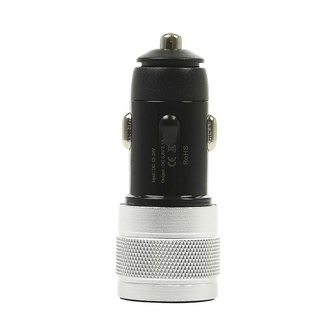 Cargador USB tipo A+C bidireccional 12V 24V 3100mA