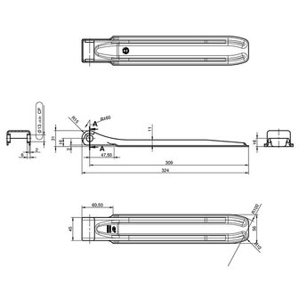 Bisagra de remolque SPP ZW-01.320A