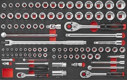 Carro de herramientas de 8 cajones con 208 herramientas