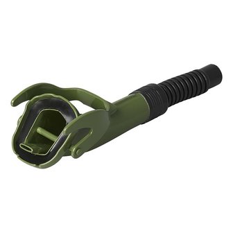 Pico vertedor metalico verde flexible apto para gasolina y diesel
