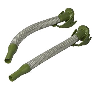 Pico vertedor metalico flexible apto para gasolina de 20 mm