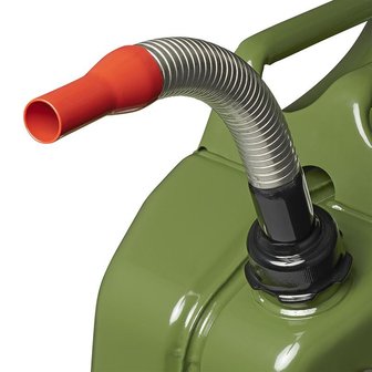 Pico vertedor metalico flexible apto para gasolina de 20 mm (art. 530090 - 530091 - 530092)
