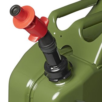 Pico vertedor metalico con tapon automatico antifugas (art. 530090 - 530091)