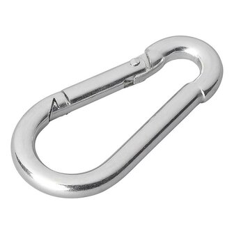 Gancho de carabina metalica 5x50mm x10 pieces