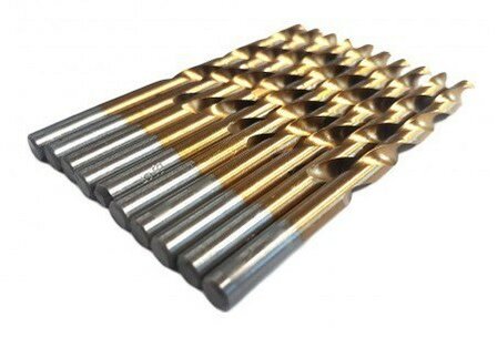 Brocas helicoidales HSS de 2,5 mm x10 piezas para WT-406