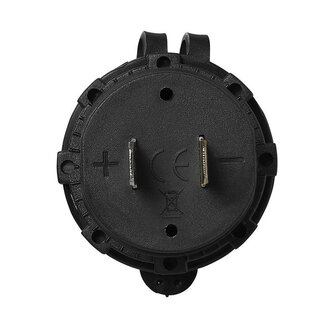 Caja de empotrar USB doble tipo A 2x2100mA 12V 24V