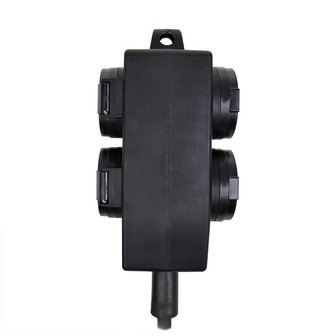 Toma Schuko de 4 vias 5M 3x 1 5 mm&sup2;