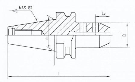 Soporte de soldadura equilibrado MAS403 BT40