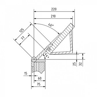 Banco de flexion 1020mm - hoja superior segmentada