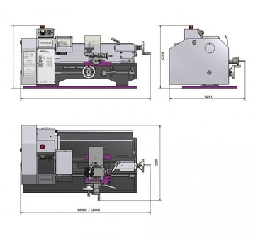 Torno 250x550