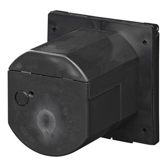 Caja de entrada de pared CEE cuadrada negra