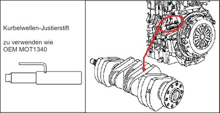 Juego de calado de distribucion para Renault, Volvo, Ford 16V, 20V gasolina