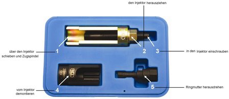 Extractor de inyectores Common Rail