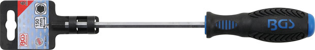 Destornillador hexagono interior 6 mm Longitud de cuchilla 150 mm