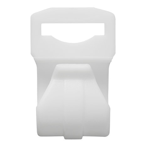 Clip para poste de tienda de campana de 20-25 mm con ranura blanca