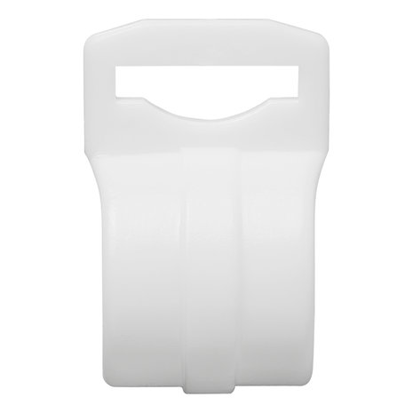Clip para poste de tienda de campana de 20-25 mm con ranura blanca