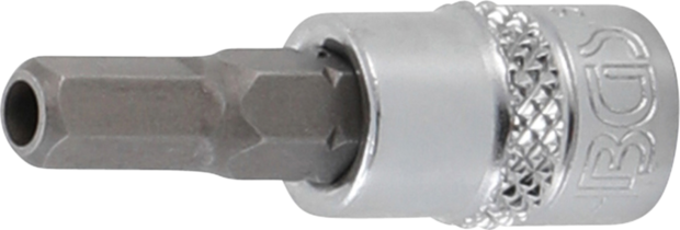 Juego de puntas de vaso entrada 6,3 mm (1/4) hexagono interior con perforacion 2 - 7 mm 8 piezas