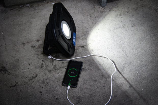 Lampara de trabajo LED COB 40W con altavoz integrado