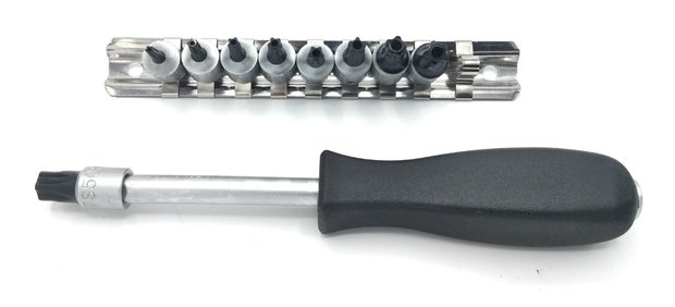 Juego de 10 brocas Torx TS 5-perforados paneles