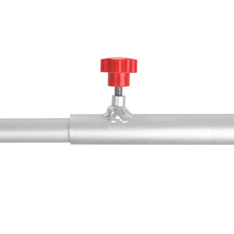 Soporte de lona de aluminio extensible de 132 a 204 cm para lona de remolque