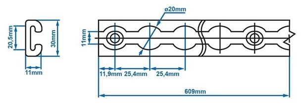 Tornillo de montaje doble