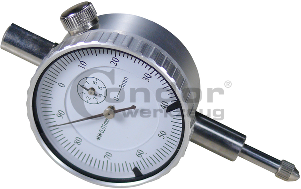 Reloj comparador, DIN 878, diametro 42 mm, eje 8 mm, H6