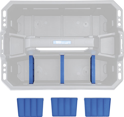 Separadores para maletín de herramientas de plastico reforzado 6 unidades