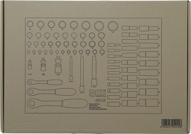 Juego de llaves de vas 80 piezas